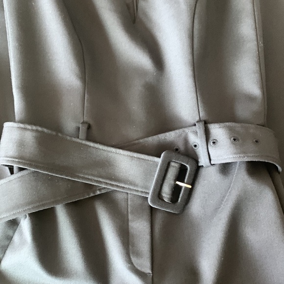 Theory Belted Jumpsuit Tux Wool Sleeveless Size 2 Black - Picture 13 of 14